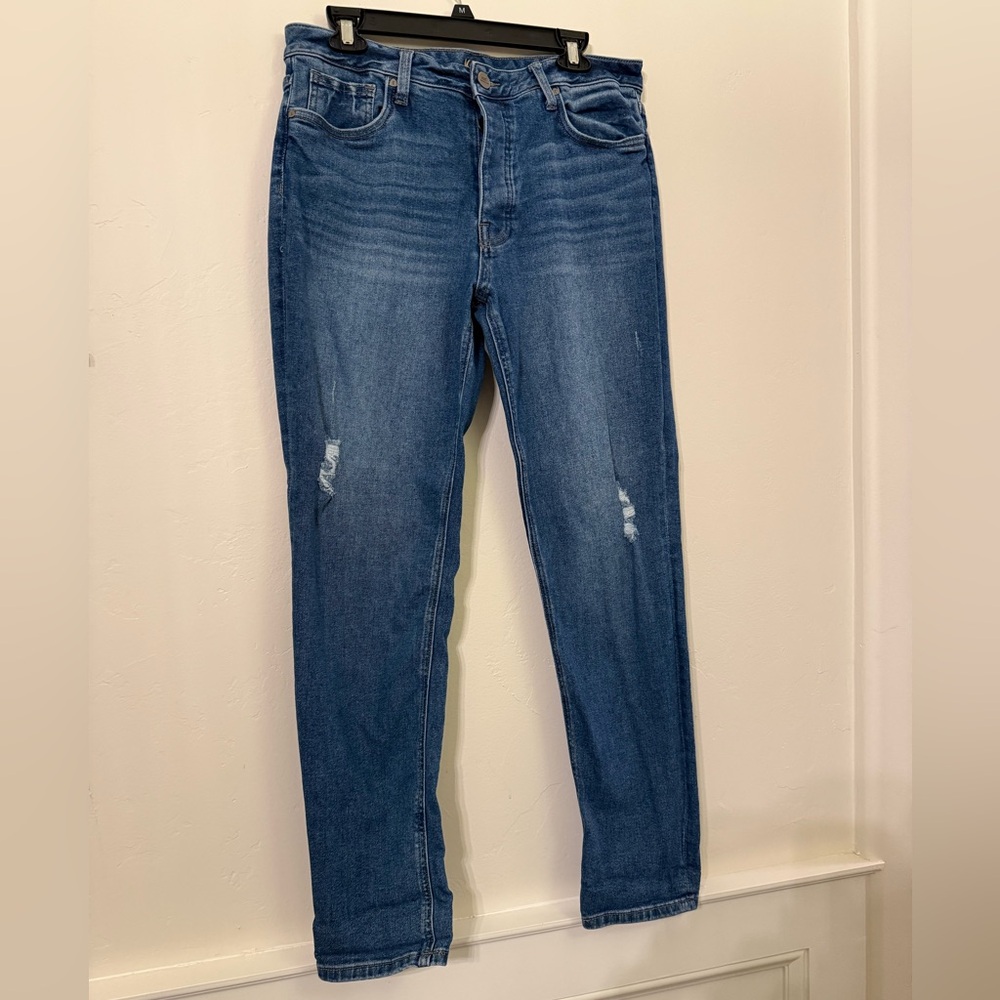 Kut from the Kloth Slouchy Boyfriend Blue‎ Straight Leg Jeans